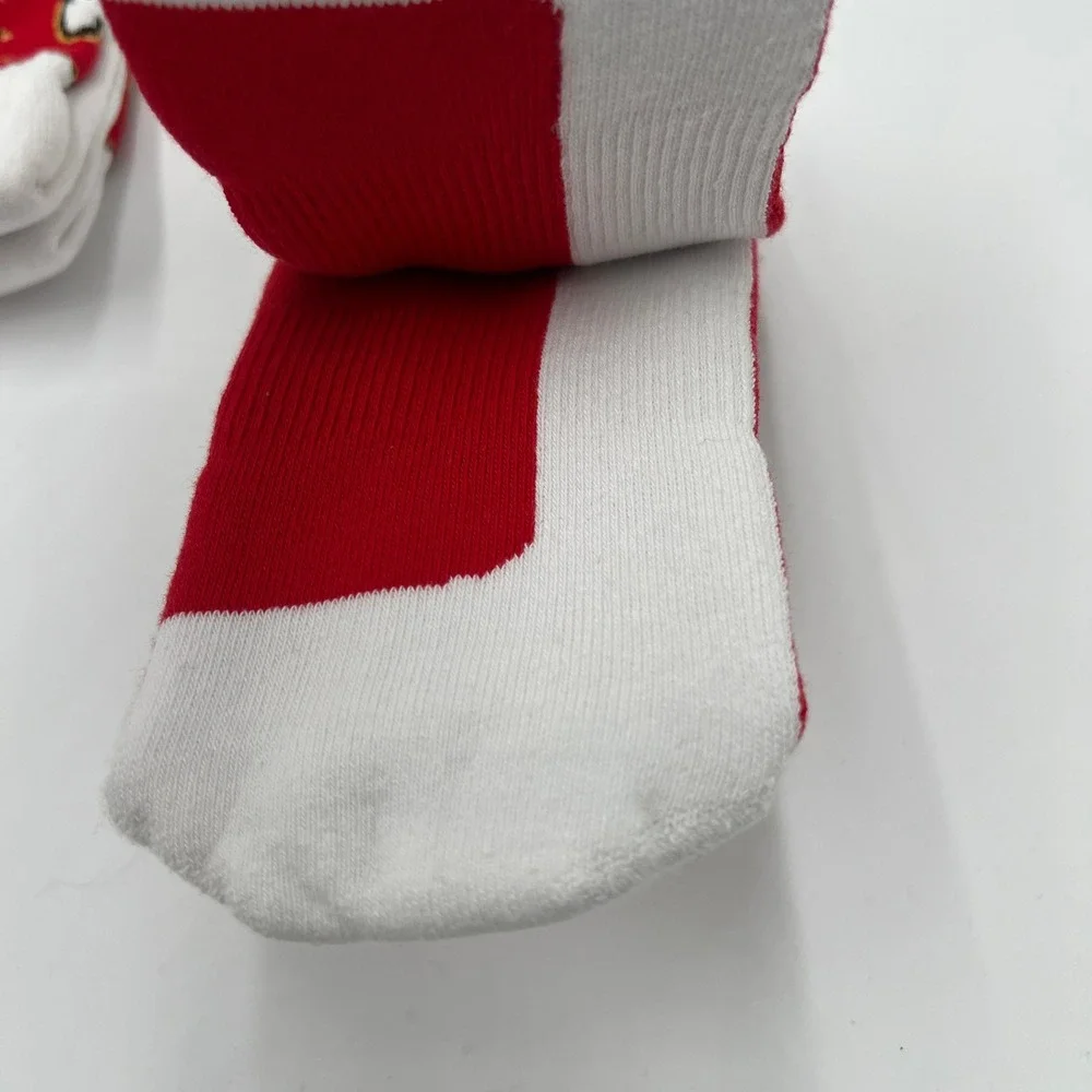 Reebok NHL Calgary Flames Men's Crew Socks 3 Pack Red White‎ Large